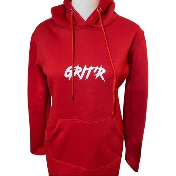 Grit’r Hoodie Sweatshirt Dress Size M - Picture 5 of 7